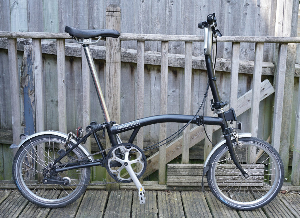 Brompton M3L Folding Bike 3-Speed Black 2016