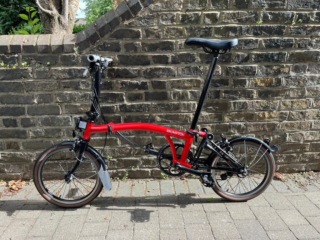 Brompton C-Line 6 speed Red Black S-type