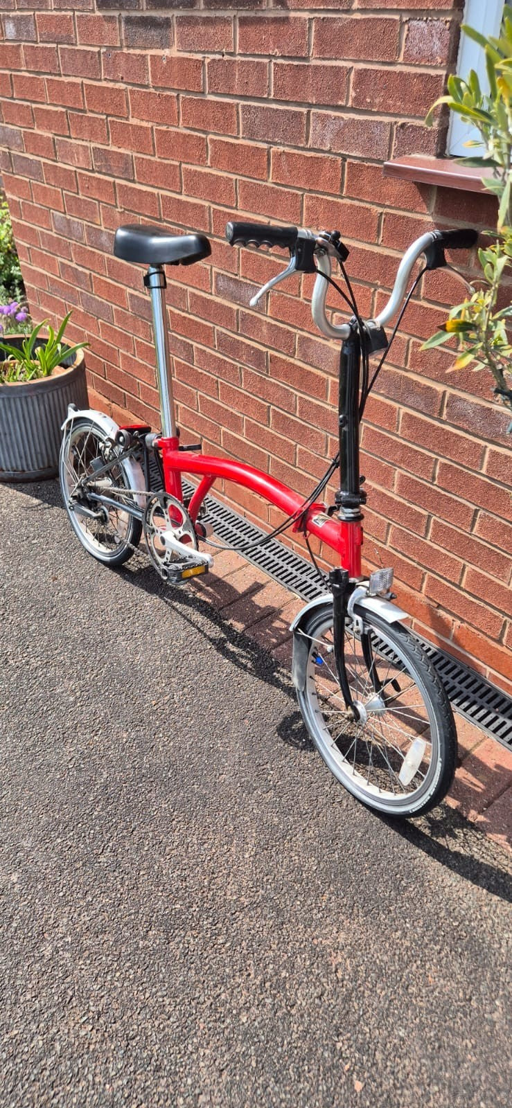 Brompton C Line 3 Speed Folding Bike Red