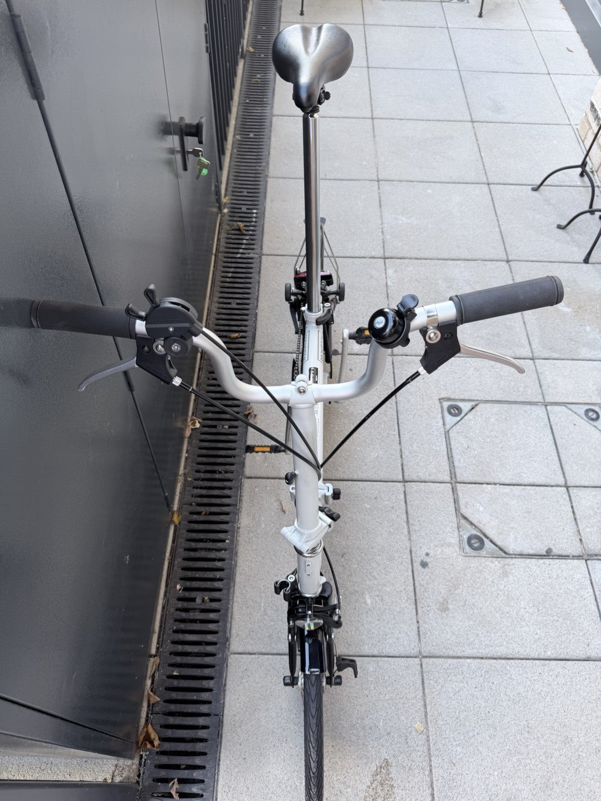 Brompton Folding Bike - A Line 3-speed - White 2024 Model