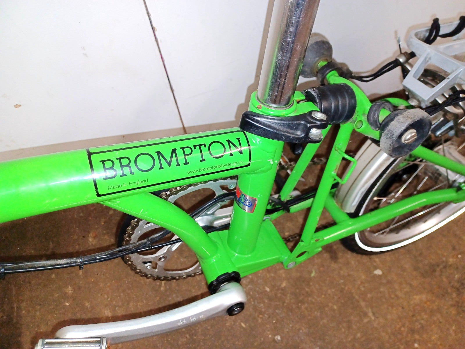 Brompton 3 Speed Folding Bike in Green 2008 Model.