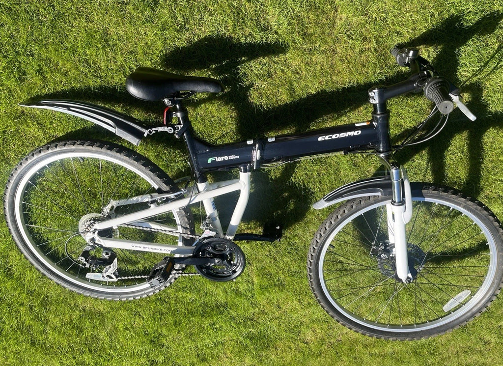 FOLDING Mountain Bike Ecosmo of 26" Wheel 21 Speed Shimano FANTASTIC CONDITION