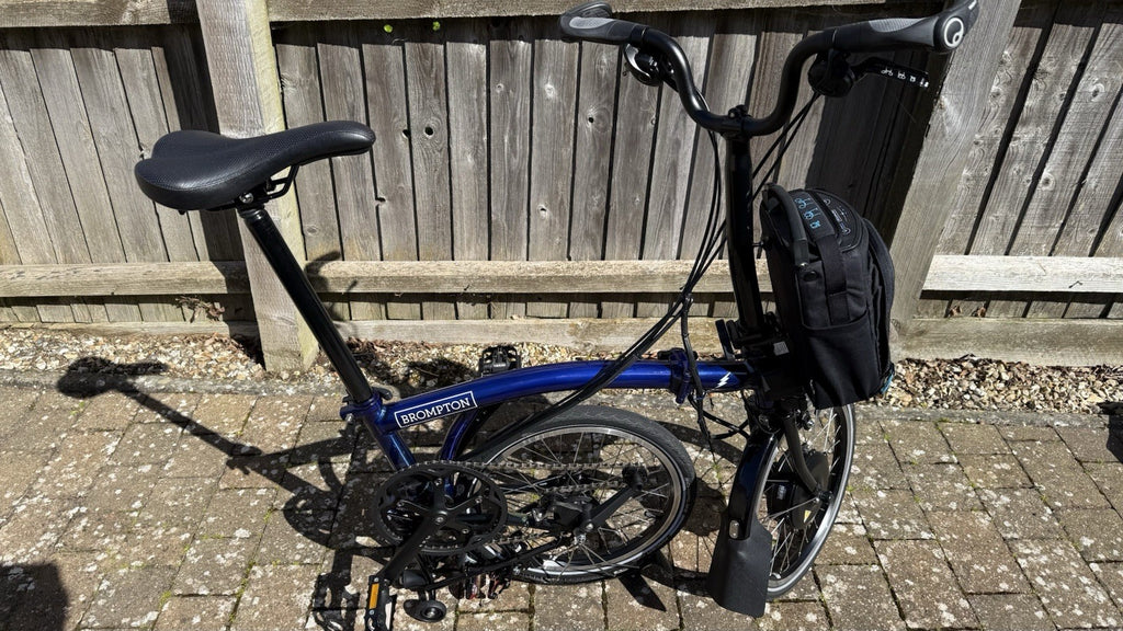 Brompton C Line M6L Bolt Blue e-Folding Bike - Excellent Condition
