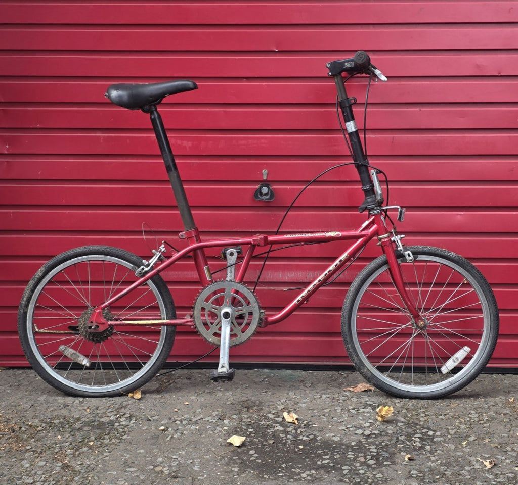 RARE* VINTAGE RUDGE TRANSPORT 7 FOLD UP BIKE BICYCLE (RESTORATION PROJECT)