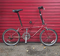RARE* VINTAGE RUDGE TRANSPORT 7 FOLD UP BIKE BICYCLE (RESTORATION PROJECT)