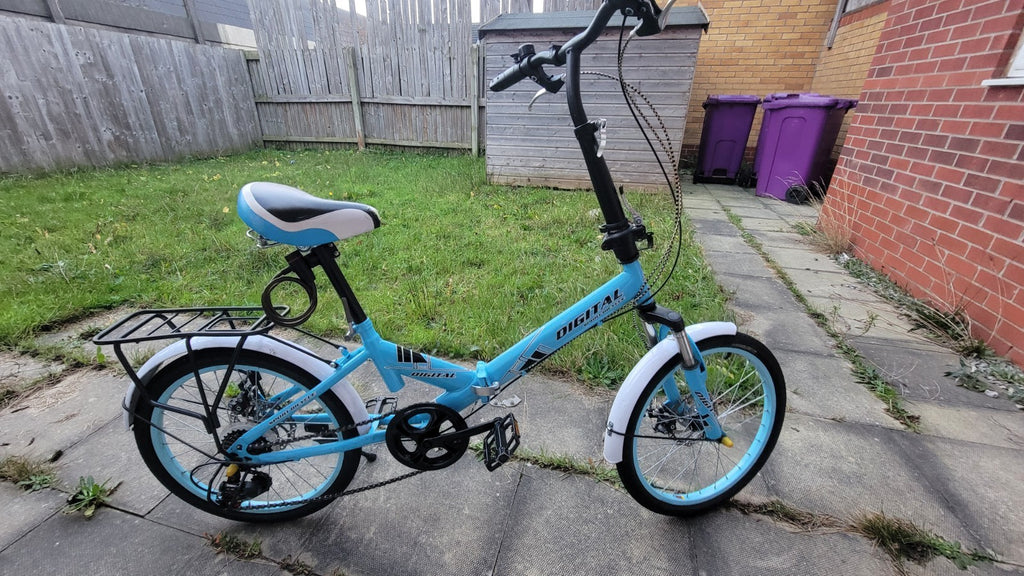 Digital Folding Commuter Bike | 20" Wheels | Disc Brakes & Suspension