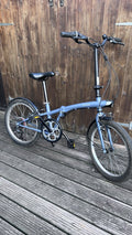6spd Oxylane Folding Bike (Blue Grey) 20 Wheels Great Condition Collection Only