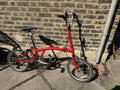 Brompton Folding Bike 3-Speed, Red- Old Model