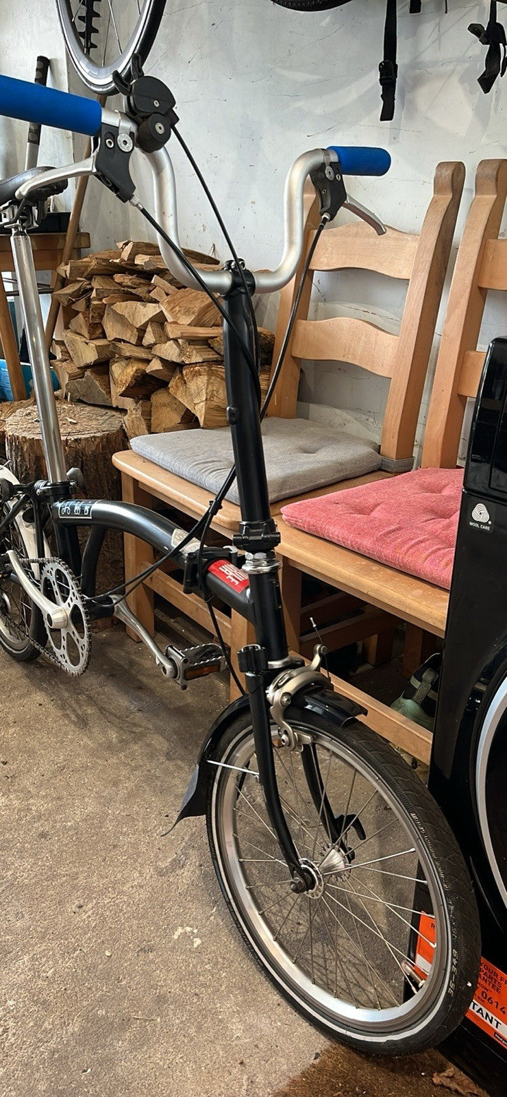 Brompton Folding Bike 16in Black Brompton M3L 3-speed - 2010