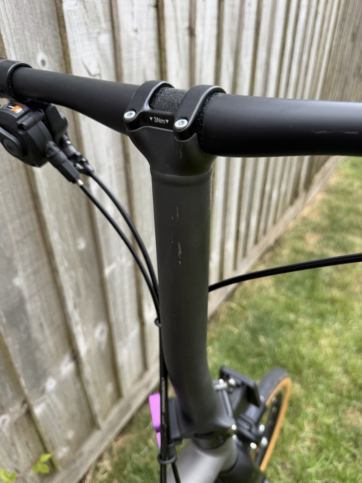 Brompton T Line - Ceratech (purple) Low bar 4 speed.
