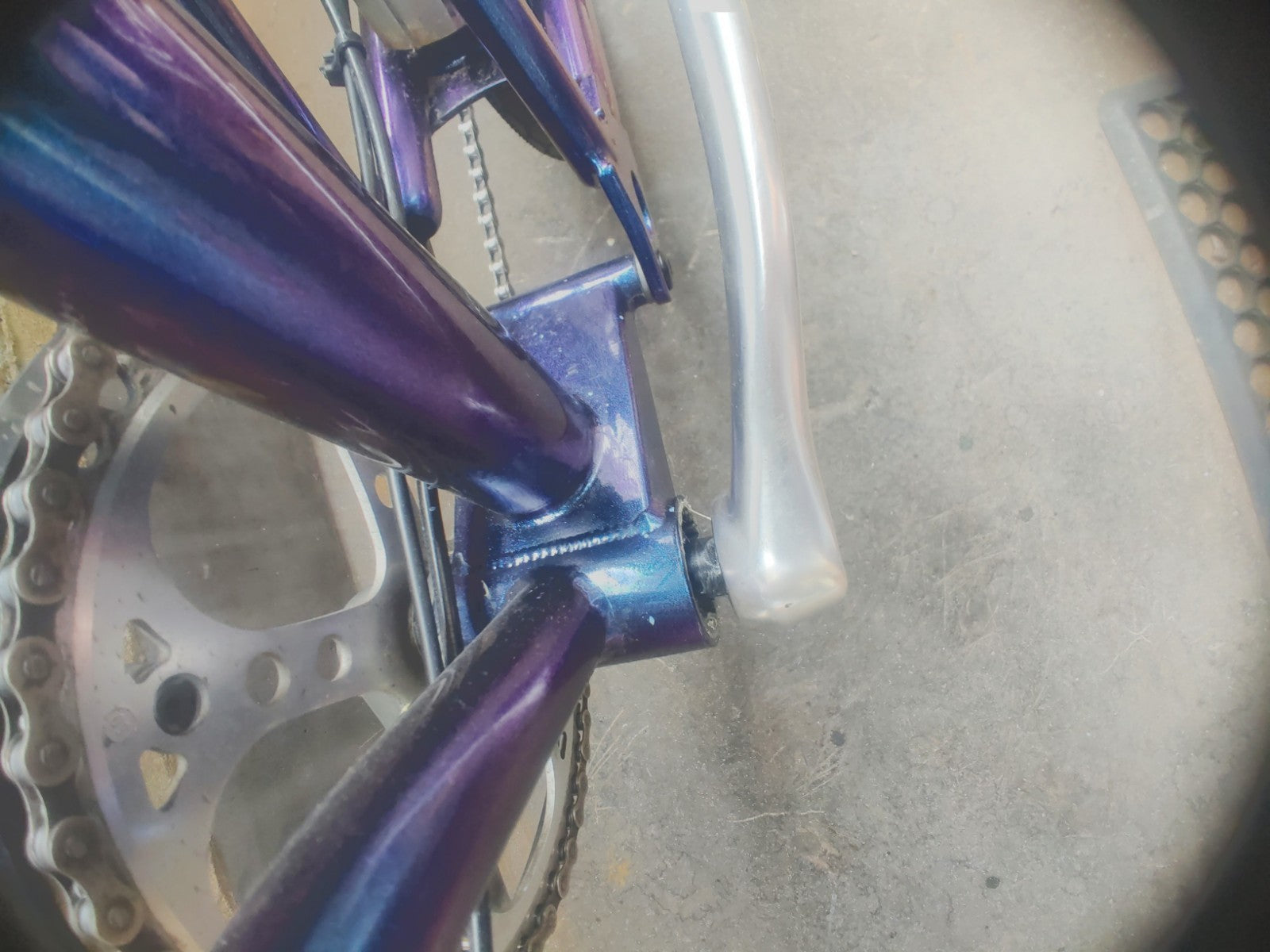 Beautiful Brompton 3 Speed With Extended Seatpost