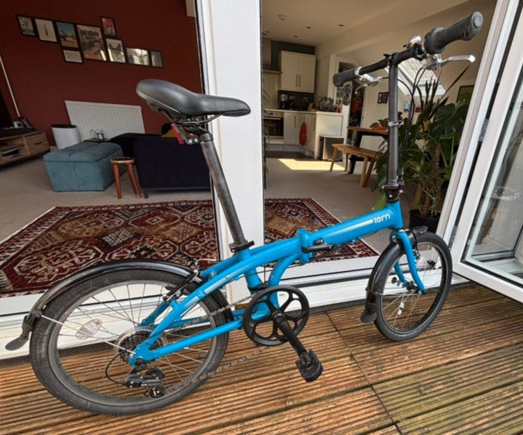 Tern Link B7 Folding Bicycle 20" - Blue - Good Condition