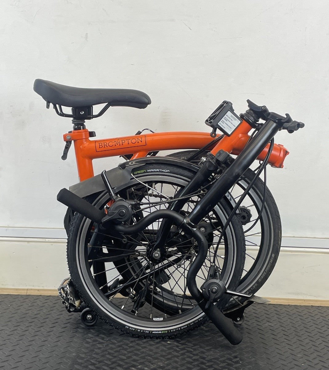 Brompton M6L Folding Bike - Orange