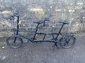 Ecosmo 20 Inch Wheel Folding Tandem Bicycle Bike Black