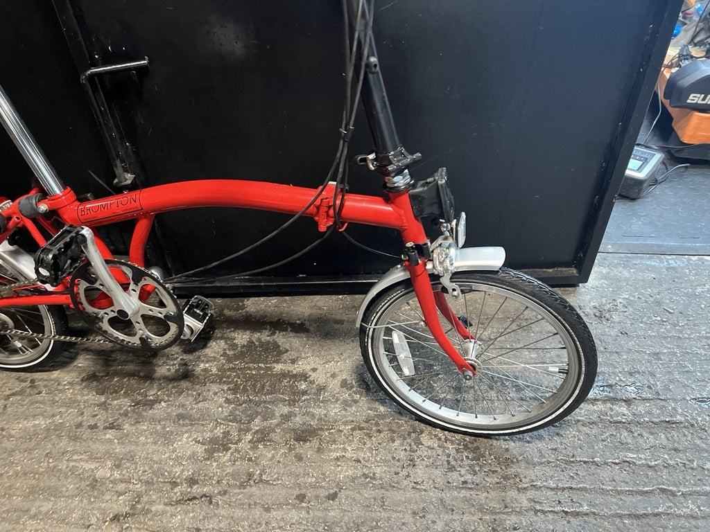 Brompton Folding Bike Red