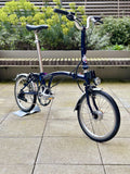 Brompton C Line 3 Speed H3L 2021 Folding bicycle in Navy - Top Condition