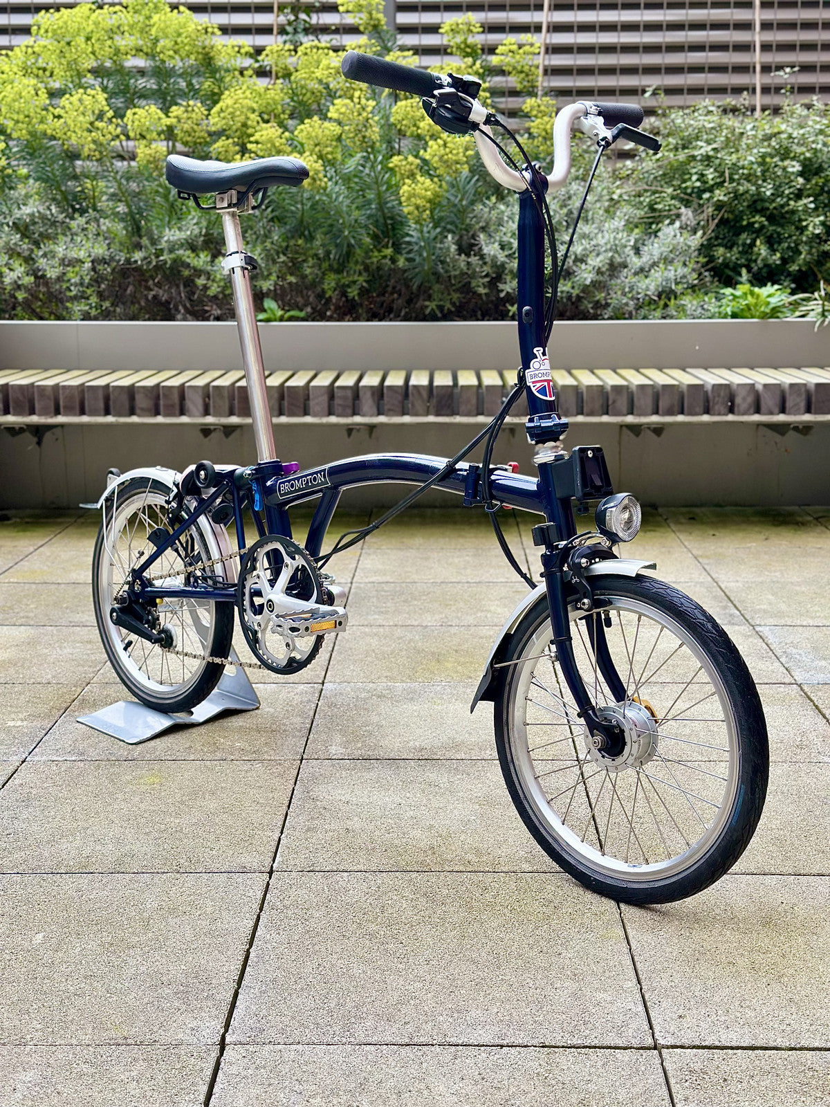 Brompton C Line 3 Speed H3L 2021 Folding bicycle in Navy - Top Condition
