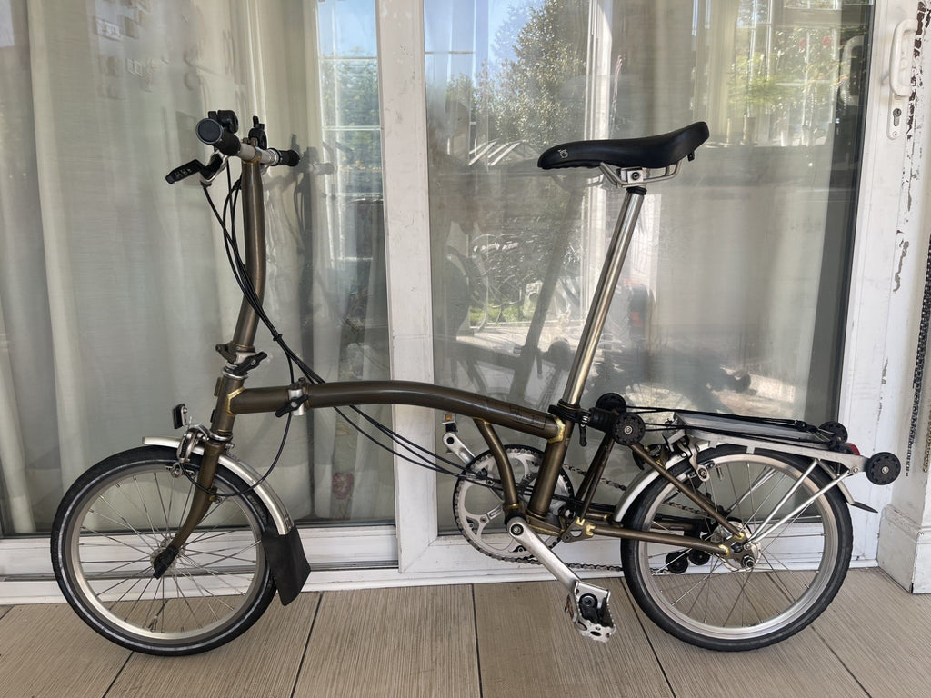 Brompton S6R Raw Lacquer Folding Bike SERVICED CONDITION ✅ FREE&FAST DELIVERY🚚