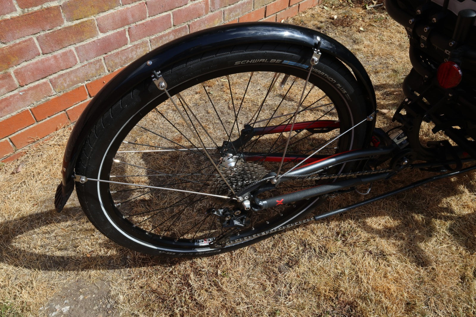 ICE Sprint X Tour folding recumbent adult trike - great condition, just 98 miles