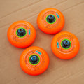 Brompton Easy Wheel Original Gyro Fruit Wheel Organe 608 72mm Titanium Bolts x4