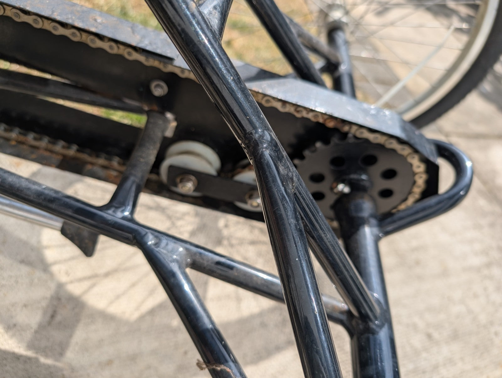 Paisley Adult Folding Fixed Wheel Trike Bike