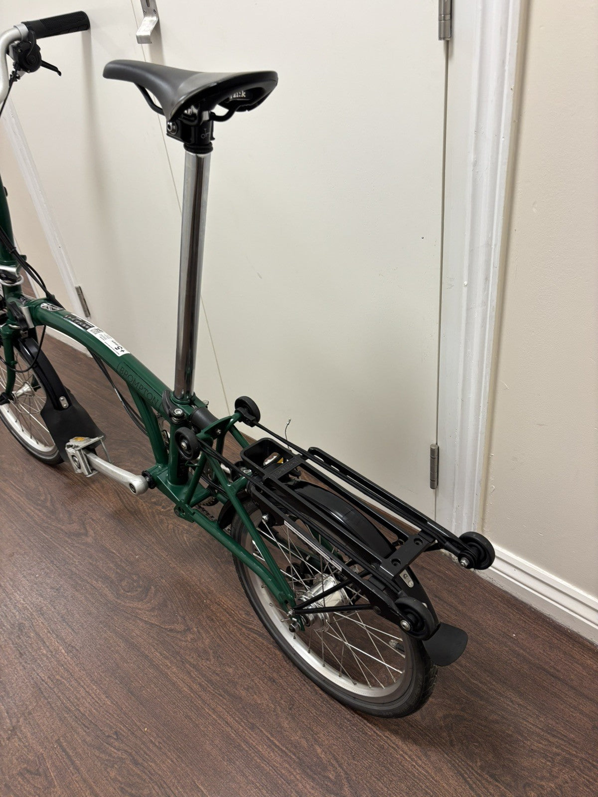 Brompton C Line M6L folding bicycle - RACING GREEN