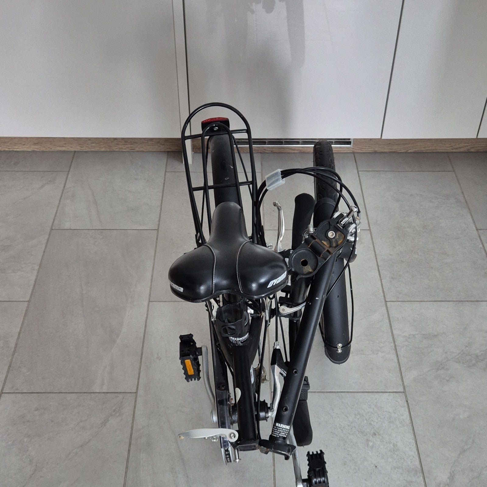 Oyama Eastvillage Folding Bike 3-Speed Shimano Nexus Hub Gears Twist Grip Black