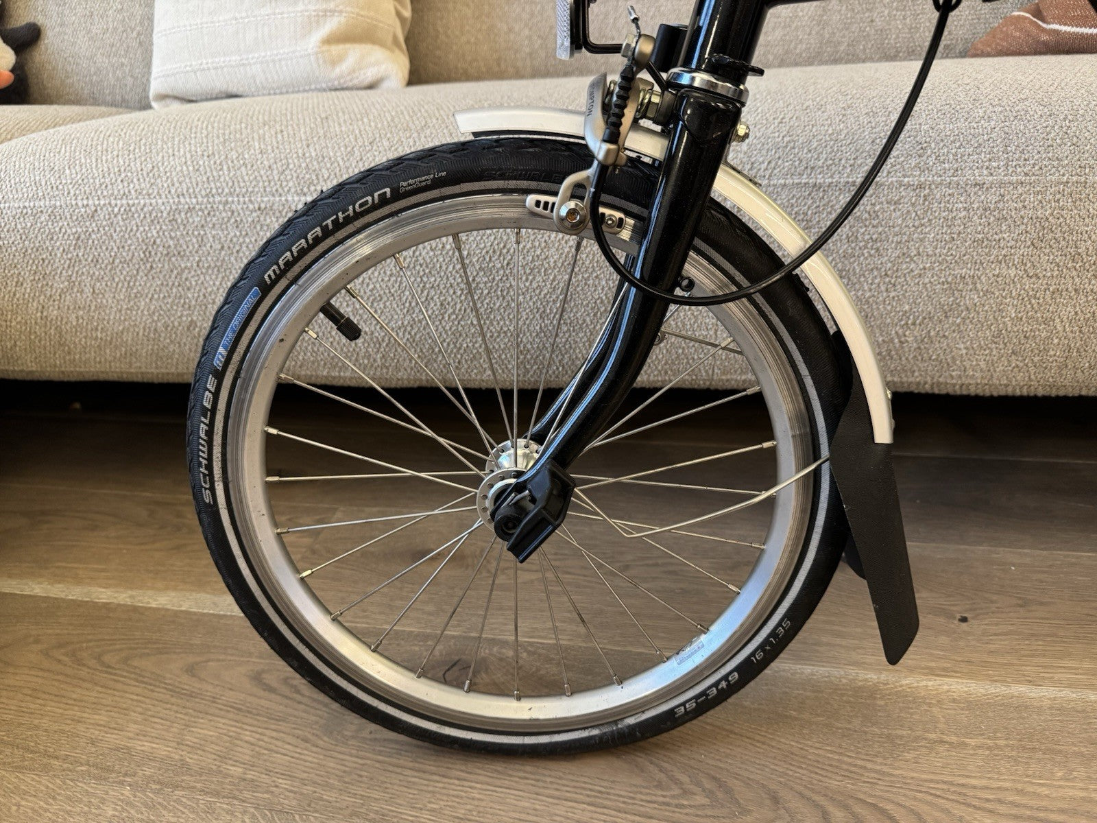 Brompton 6 Speed C-line Folding Bike Black