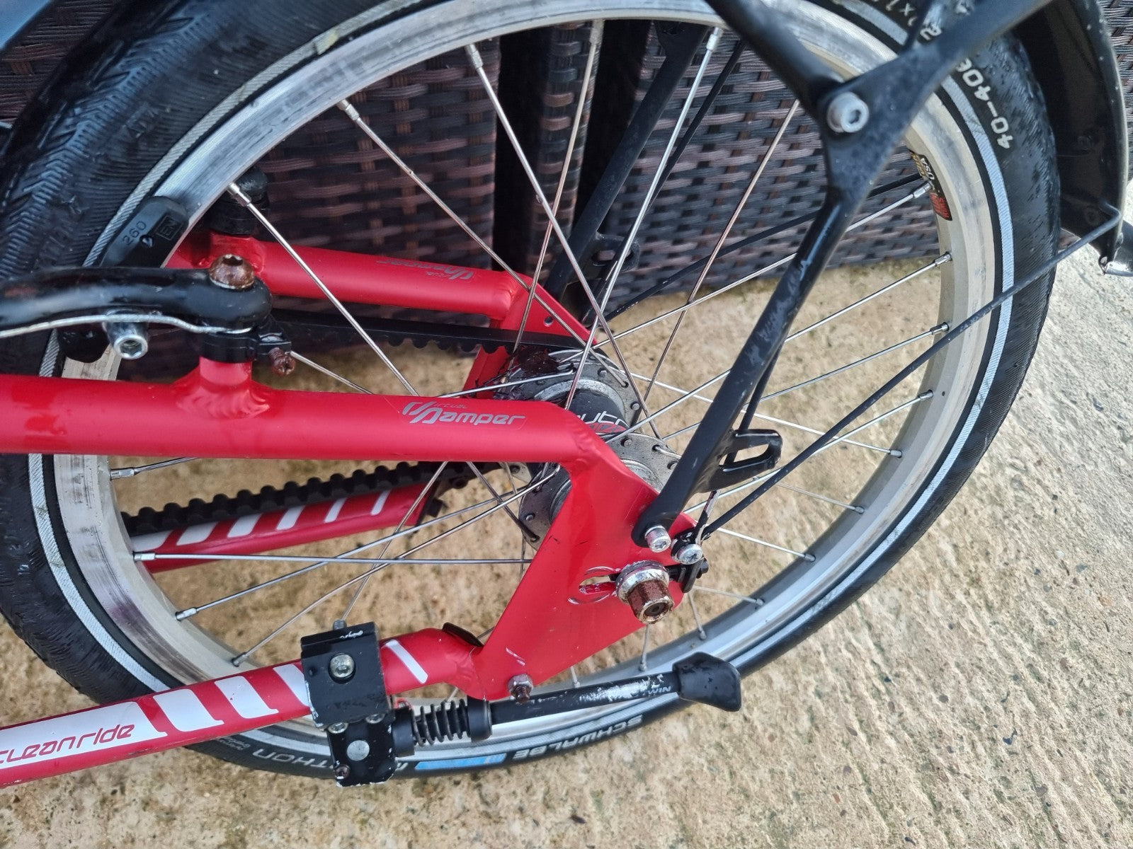 Btwin Tilt Aluminium Folding Bike Ideal Motorhome Car Commuting