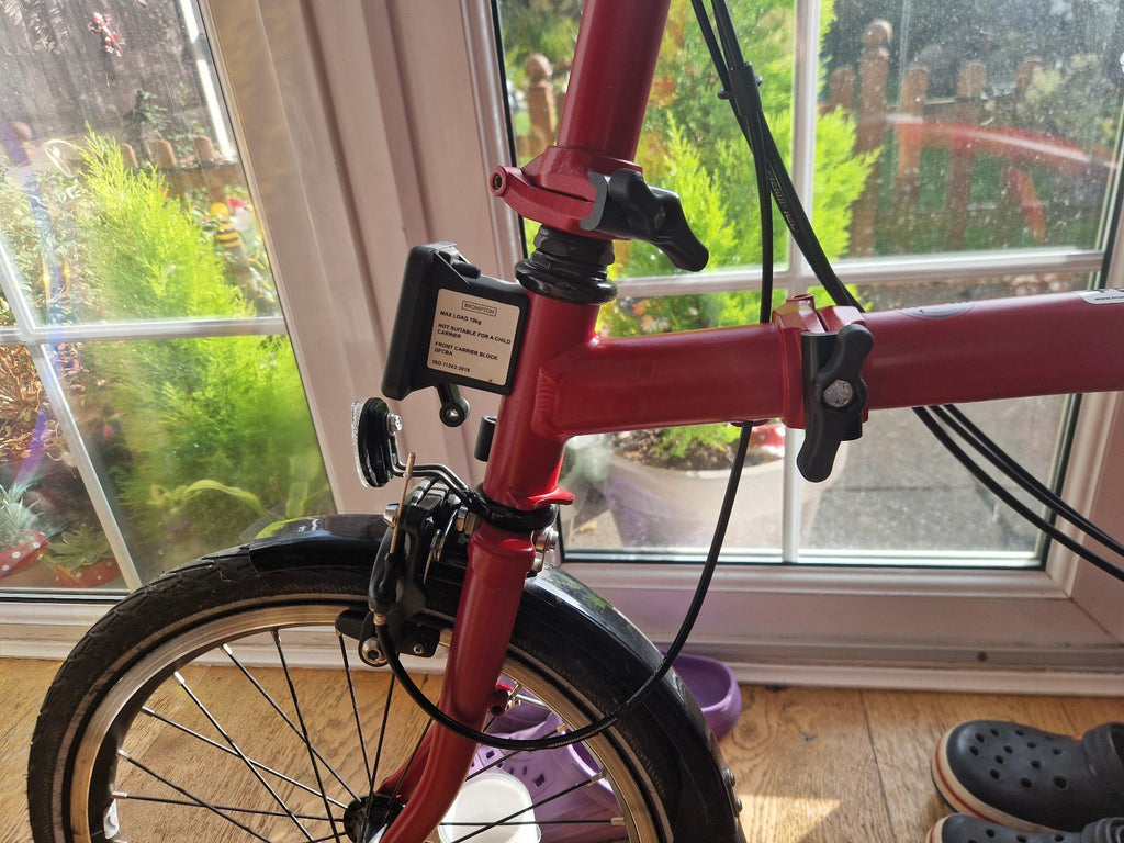 Brompton Folding C Line Bike 6-Speed, Red