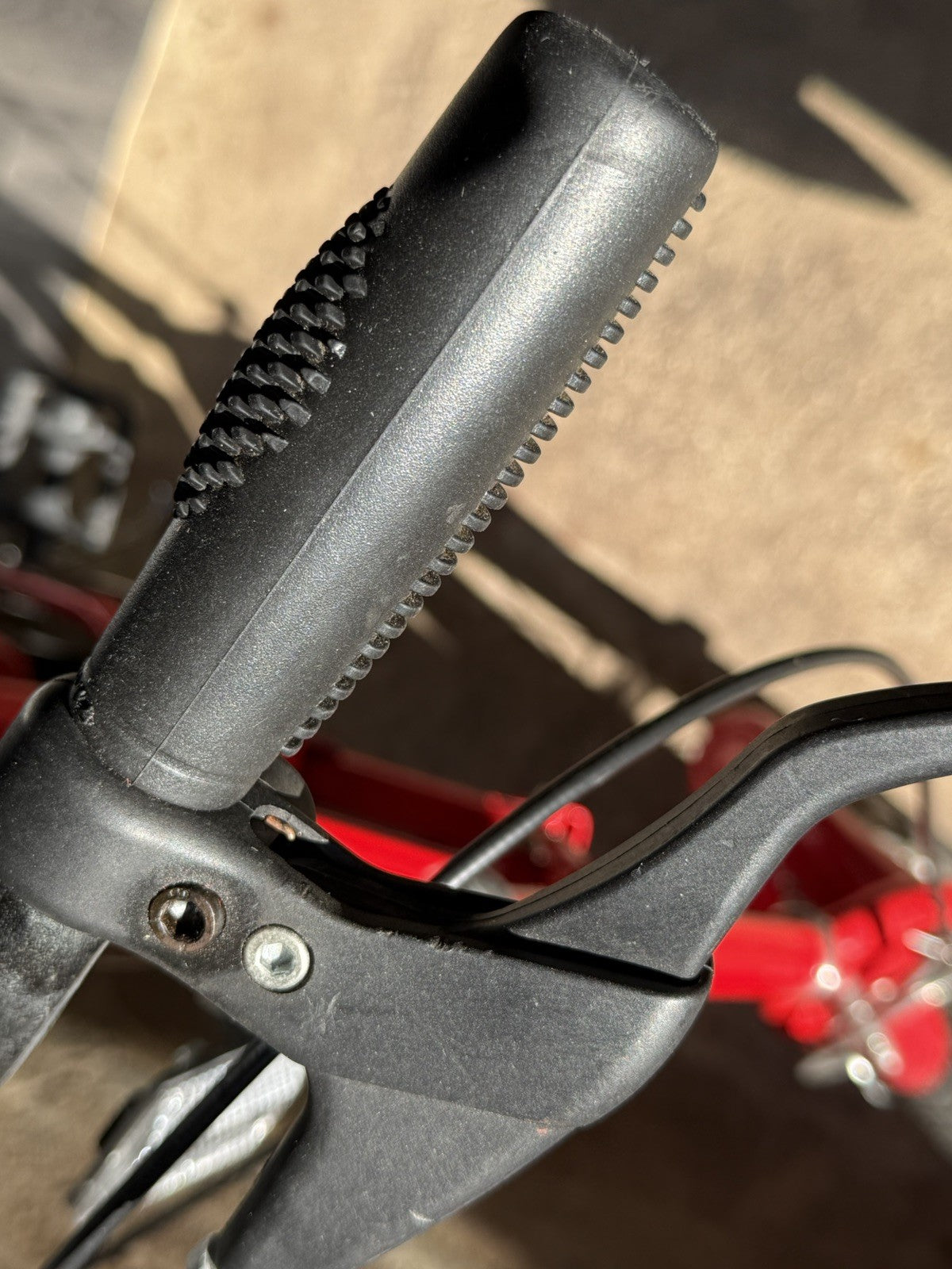 Red Folding Bicycle foldable