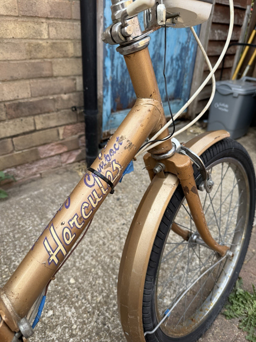 Hercules Compact Folding Bike 1984 Retro Vintage