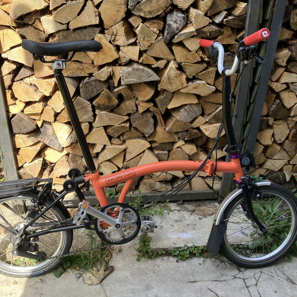 Brompton C Line Explore 2022 6 speed with rear rack