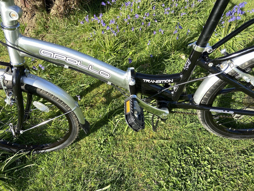 Apollo Transition Folding Cycle-Excellent Condition-Hardly Used-C/W Storage Bag