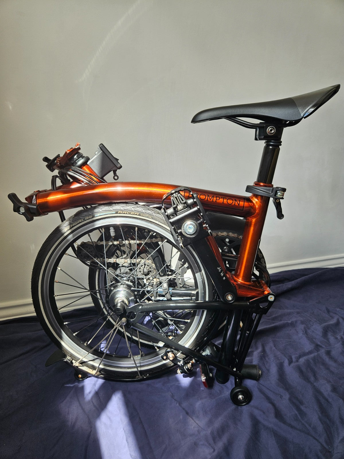 Brompton M6LX Superlight Titanium 6 Speed Flame Lacquer Excellent Condition