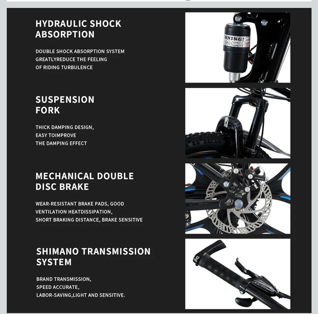 Trioblade folding mountain bike