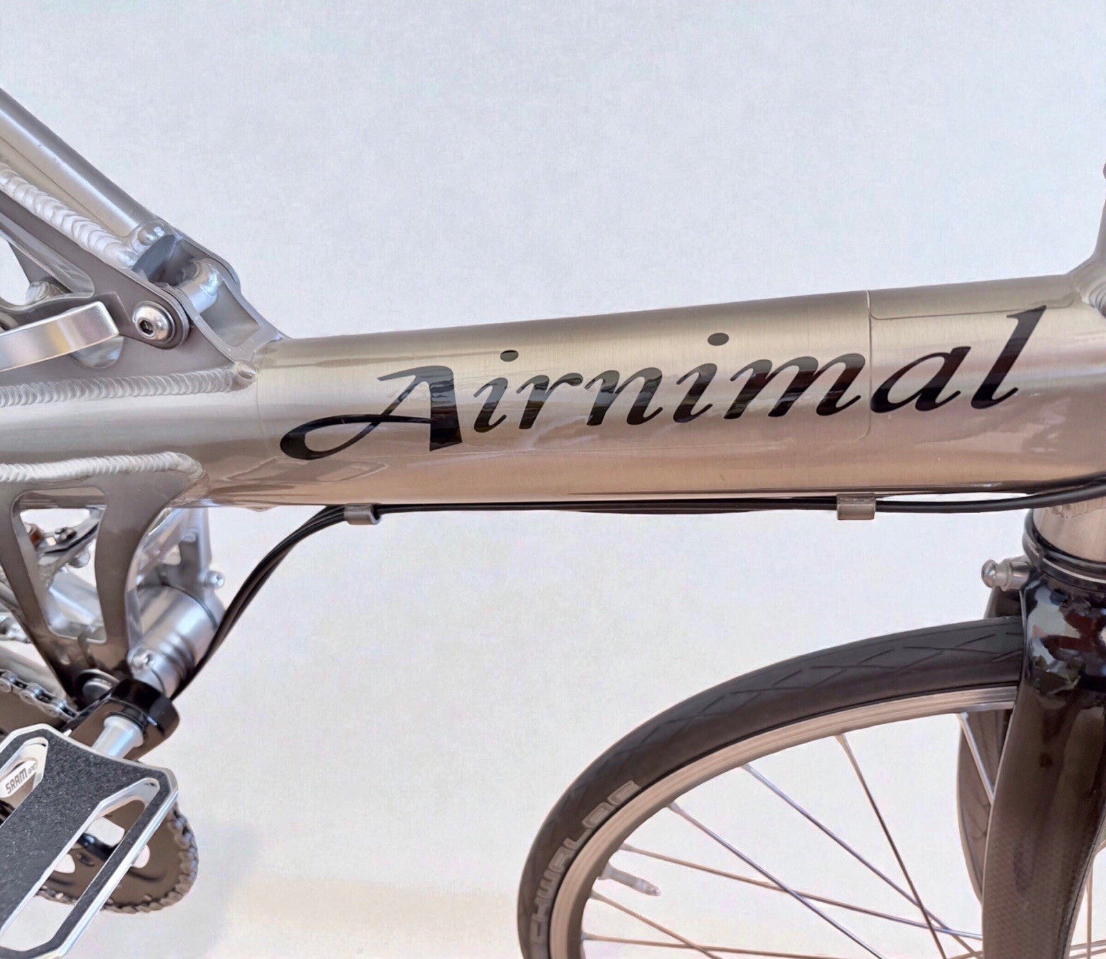 Airnimal Chameleon Elite Ultralight Folding Bike In Very Rare Raw Finish. Mint