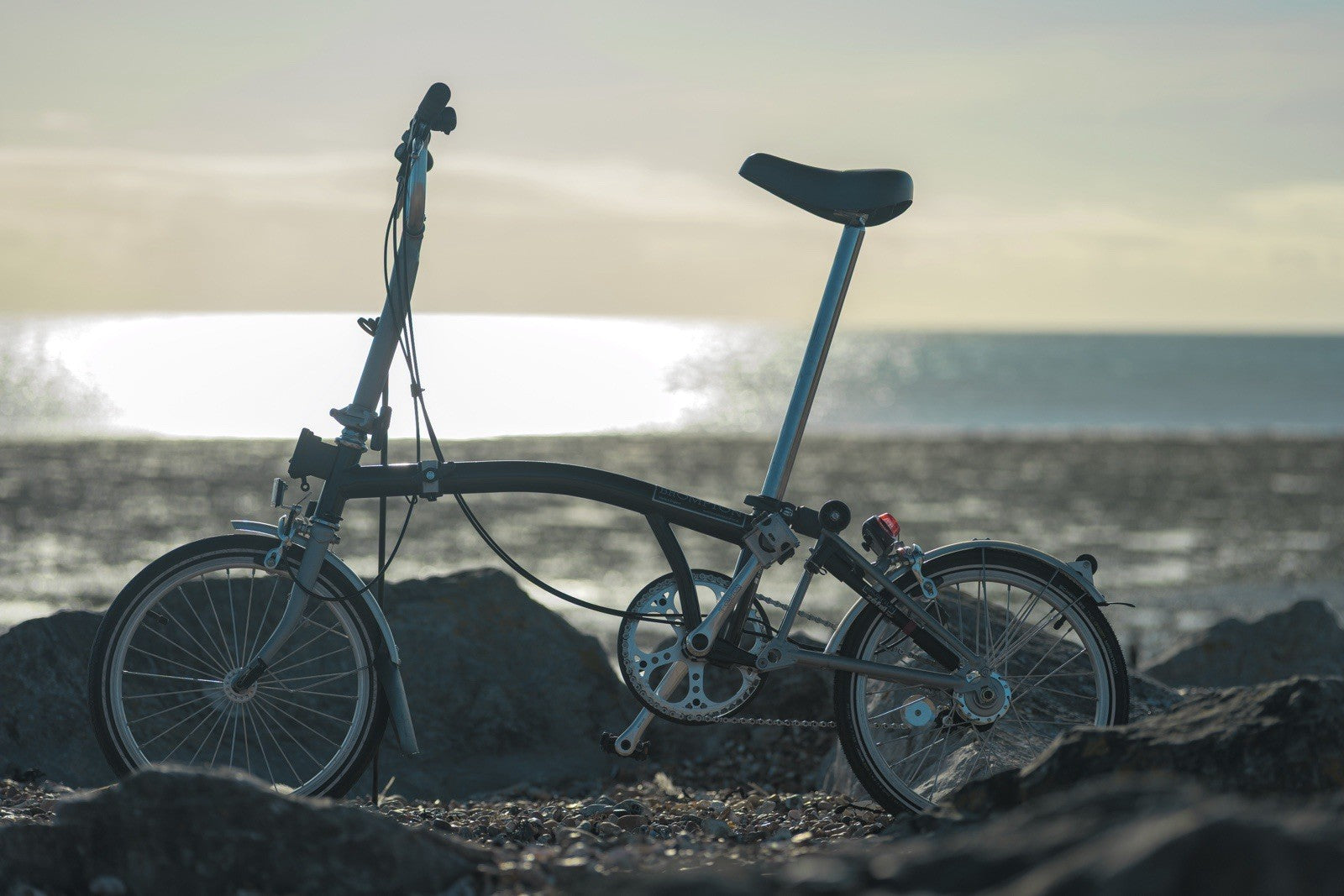 Brompton M3L folding bike, recently serviced, excellent condition