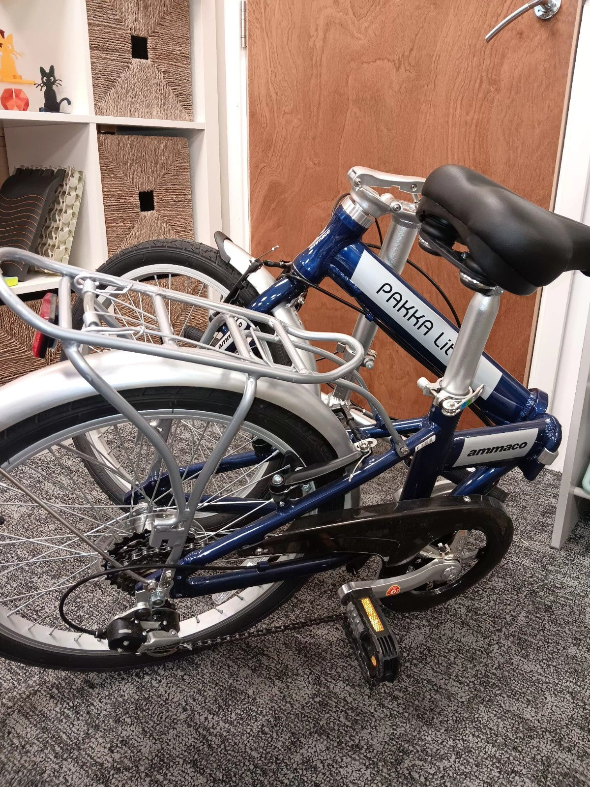 Ammaco Pakka Lite 20 Inch Wheel Folding Bike Blue (Southend)