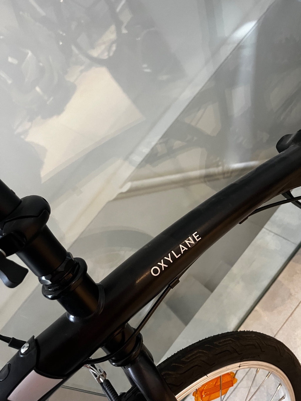 Oxylane Folding Bike Tilt 100 Black