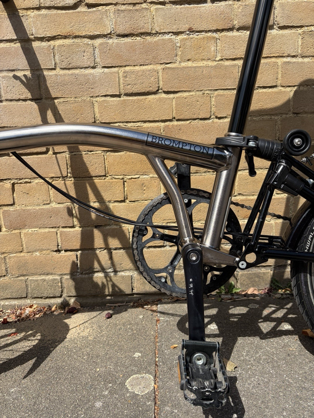 Brompton Nickel Edition 2017 Folding Bike 16in Black/Silver 2-Speed Mudguards