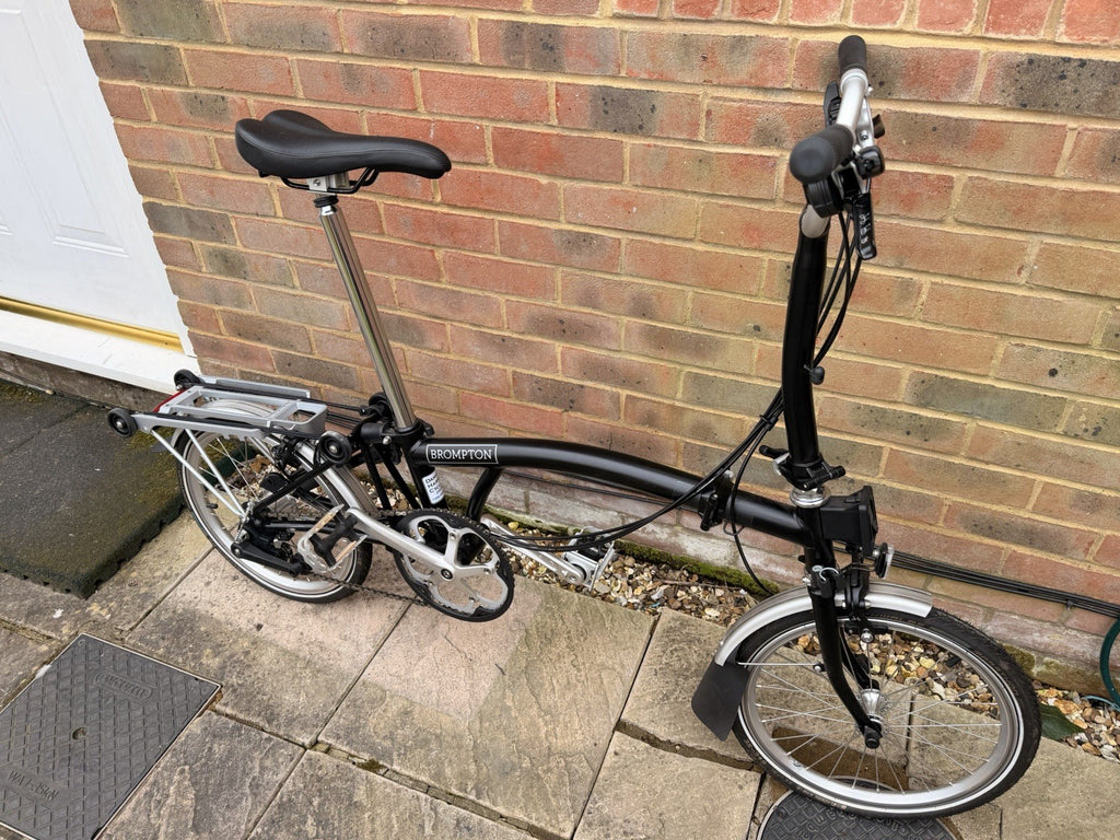 Brompton Folding Bike 3-Speed, Black