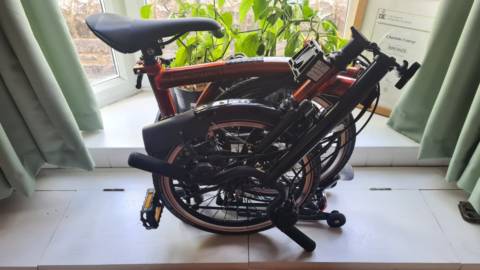 Brompton M6L 2021 Black Edition Flame Lacquer + Extras