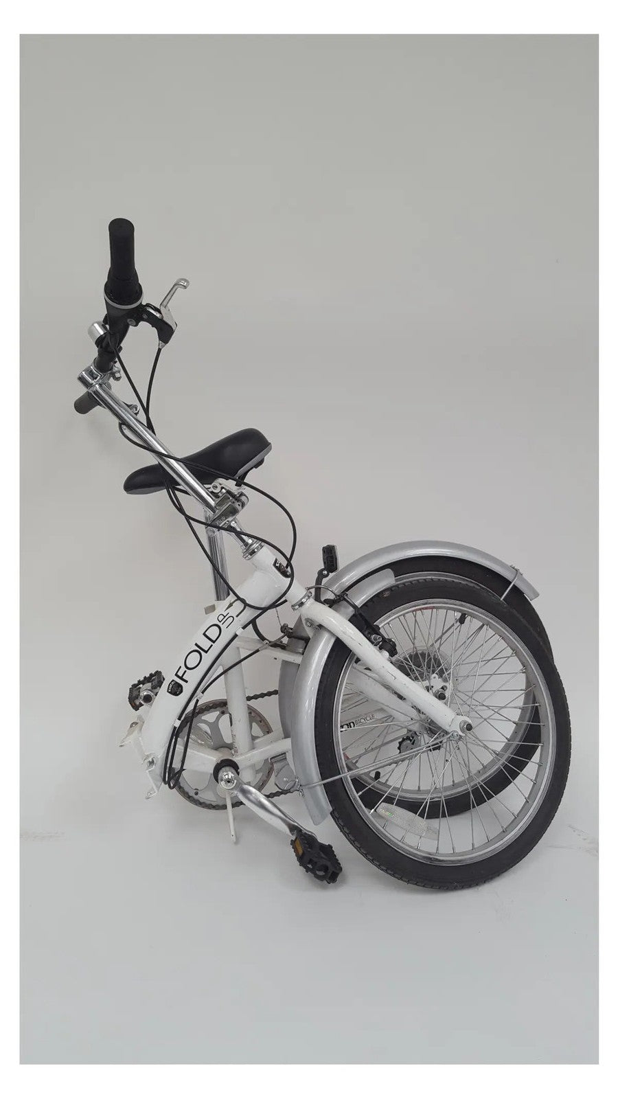 Saxon FOLD3 Leisure Folder 20 Folding Bike White 6 Speed
