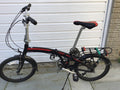 Claud Butler Nimbus Folding Bike - Lightweight Aluminium- Red/black