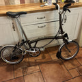 Brompton Raw Lacquer Superlight Folding Bike M6L X. Titanium Forks and Rear.
