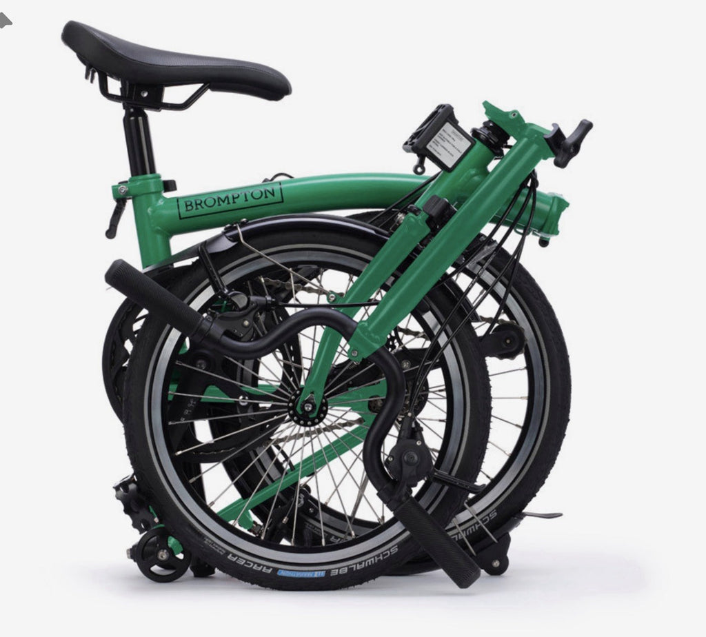 (BRAND NEW BOXED) Brompton C Line Folding Bike 12 Speed 16in - Palm Green 2026