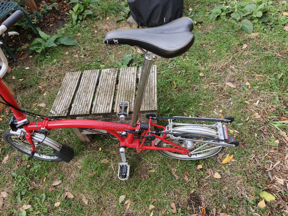 Brompton Bike Black Folding M3L 3 Speed
