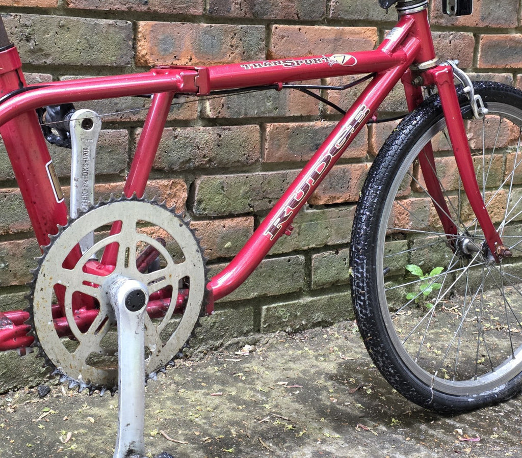RARE* VINTAGE RUDGE TRANSPORT 7 FOLD UP BIKE BICYCLE (RESTORATION PROJECT)