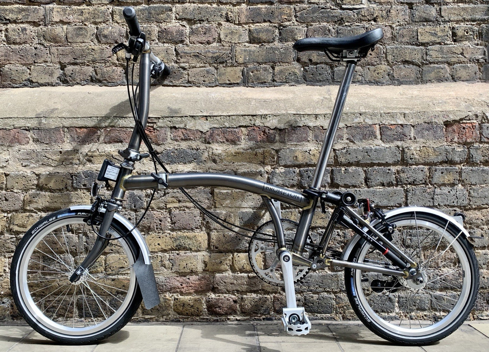 L@@K… Brompton C-Line 6 Speed Low Handlebar Rare Clear Lacquer Finish - New :)